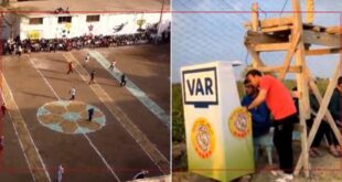 يبتكر شباب مصر تقنية “الفار” في ملاعب الحواري الشعبية